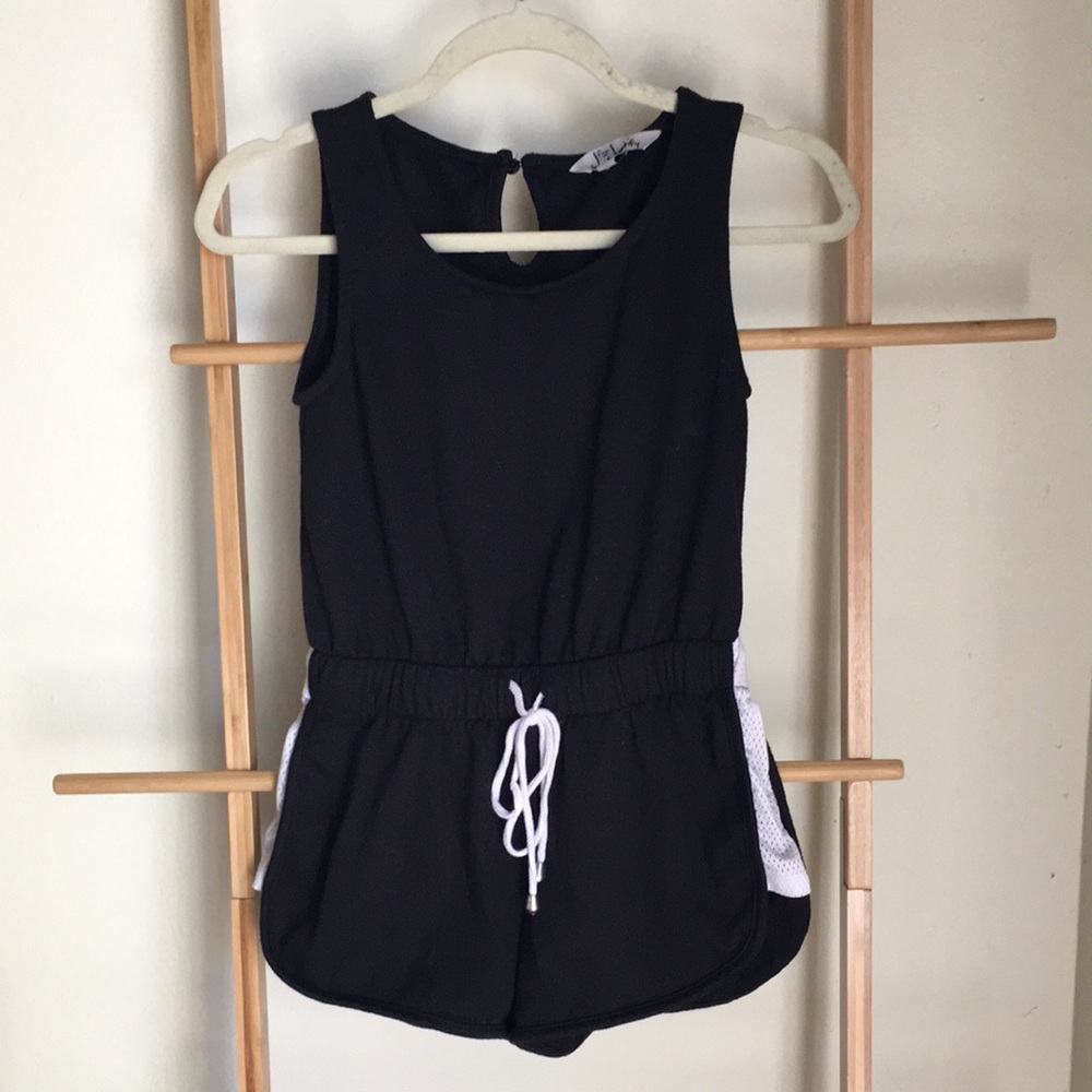 Athleisure Style Sleeveless Romper